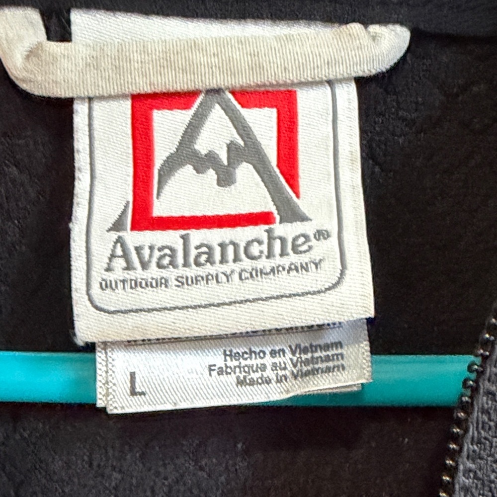 Avalanche Black Softshell Jacket with Chest Zip - image 3